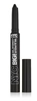 N.Y.C. New York Color Big Bold Gel Intensity Eyeliner, Leather Black, 0.05 Ounce