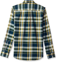 Lucky Brand Men's Casual Long Sleeve Plaid Ballona Button Down Shirt in Multi...