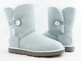 UGG Women's Bailey Button Bling Ice/Twinface 8 New In Box