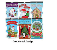 Christmas Stickers - 4 Pages - 80 Count - One Varied Design