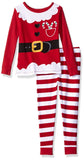 Komar Kids Little Girls' Holiday Print 2 Piece Cotton Tight Fit Pajama, Mrs. ...