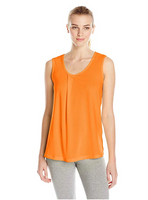 Oiselle Women's Mesh Up Tank Top, Pop Orange, 2