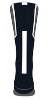 TCK Player Id Black/Grey Number Crew Sock (Blank - Single Sock, Large)