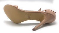 Shi by Journeys Women's Strap Stiletto Pump High Heel, Nude Blush, 9 M US
