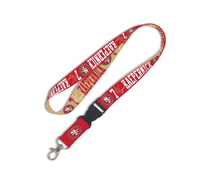 WinCraft San Francisco 49ers NFL Lanyard with Detachable Buckle