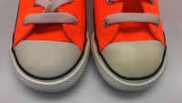 Converse Kid's Chuck Taylor All Star Low Top Shoes Neon Orange 2 M US Little Kid