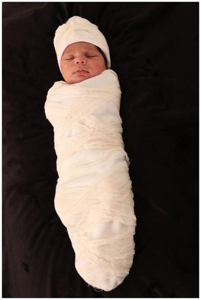 Princess Paradise Unisex Baby Murphy The Mummy, White, 0/3 Months