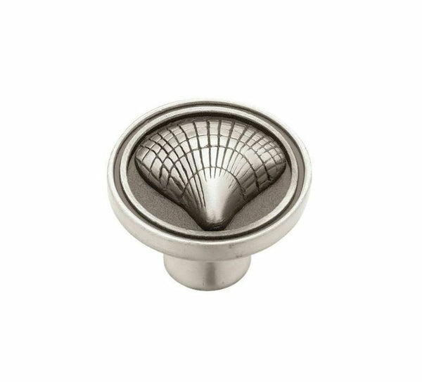 Liberty PBF658-BSP-C 35mm Cockle Shell Kitchen Cabinet Knob Brushed Satin Pewter