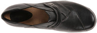 Earth Women's Savin Clog (w/Arch Support), Black Calf Leather, 6 W US