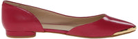 Nine West Women's Overit Leather Ballet Flat, Pink, 9 M US
