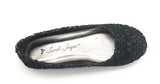Sarah Jayne Girl's Scoly Ballet Flat Black Glitter 12 Little Kid US