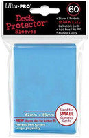 Ultra Pro Deck Protector Sleeves Size Small For Yu-Gi-Oh Cards 60 Sleeves Blue