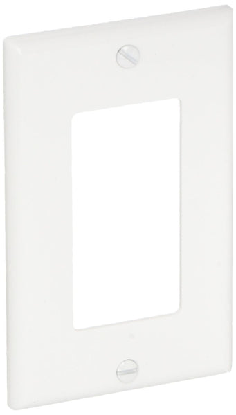 Light Switch Cover - White Plastic Decorator Wall Plate