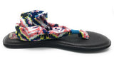 Sanuk Women's Yoga Sling 2 SWS10535 Flip Flop Yoga Mat Sandal, Multicolor, 8 M