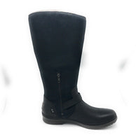 UGG Women's Thomsen Waterproof Leather Suede Knee High Boot, Black, 10 US - NIB