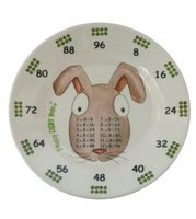 The Multiples Kid's Middle Years Educational Times Table Plate Set
