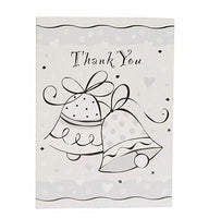 Unique Brand Wedding Bells Thank You Note Cards Including Envelopes 8 count