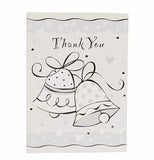 Unique Brand Wedding Bells Thank You Note Cards Including Envelopes 8 count