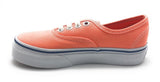 Vans Authentic Core Classics Sneaker Shoes, Cantaloupe Orange/True White Kids 12