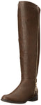 Luichiny Women's Phone Booth Boot, Brown, 7 M US