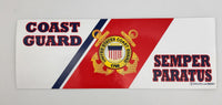 U.S. Coast Guard Semper Paratus Sticker Decal, 9" x 3"