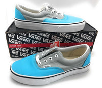 Vans Men's Era Two Tone Skate Shoe Sneaker, Aquarius Blue Gray 6 Mens 7.5 Womens