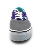 Vans Kid's Era Two Tone Skate Shoe Sneaker, Purple Gray Turquoise 2 M US