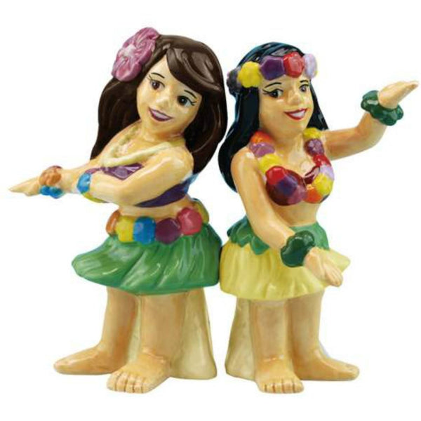 Westland Giftware Hula Girls Magnetic Ceramic Salt & Pepper Shaker Set, Multi...