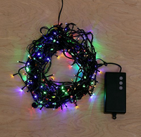 LampLust 60 Foot 200 LED Color Battery Operated Connectable String Lights