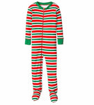 New Jammies Little Boys' Toddler Zippered Footie Pajamas, Retro Christmas, 3T
