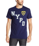 NYPD Men's New York Police Department Crew Neck Tee, Navy, Small