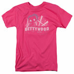 Trevco - Unisex Adult's Betty Boop "Bettywood" T-Shirt - Hot Pink - Size Medium