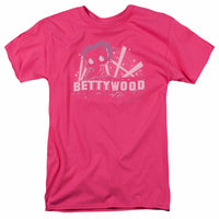 Trevco - Unisex Adult's Betty Boop "Bettywood" T-Shirt - Hot Pink - Size Medium