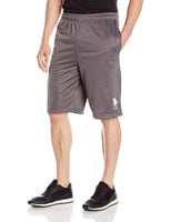 U.S. Polo Assn. Men's Solid Tricot Athletic Short, Castle Rock Gray, Small