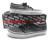 VANS 106 Vulcanized Pewter/Black Classics Skate Shoes, VN099ZPBQ Men 5.5 Women 7