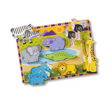 Melissa & Doug Safari Wooden Chunky Puzzle (8 pcs) - Free And Fast Shipping!