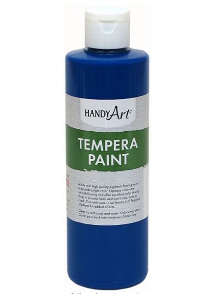 Handy Art Tempera Paint 8 ounce, Blue