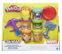 Play-Doh Marvel Heroes Assemble with Can-Heads