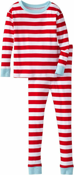 New Jammies Boys' Holiday Snuggly Pajama Set - Candy Cane - Size 5