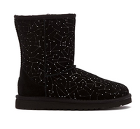 UGG Kids Girl's Classic Short Constellation 1 (Little Kid/Big Kid) Black Boot