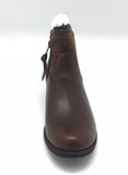 UGG Women's Penelope Leather Ankle Bootie, Chestnut Brown, 5.5 M US - New In Box