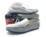 GBX Harpoon Cuda Canvas Casual Athletic Loafer Shoes 00558793 Gray Blue, 13 M US