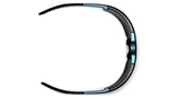 Pyramex Reatta Safety Eyewear - Blue-Charcoal Frame/Gray Lens