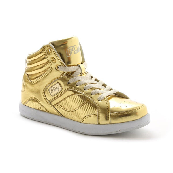 Pastry Women's Sweet Court Sneaker, Gold 6.5