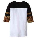 Trukfit Big Girls' Printed Sleeve Raglan Tee, White, Large 12/14