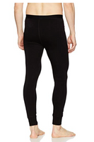 CLIMATESMART Men's Comfortwear Midweight Baselayer Long Pants, Black, XXL