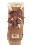 UGG Australia Women's Bailey Bow Sheepskin Fashion Boot Chestnut 5 US 3.5 UK