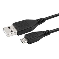 USB 2.0 TYPE A MALE TO MICRO USB 5-PIN MALE, 3FT
