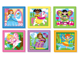 Melissa & Doug Princess and Fairy Wooden Cube Puzzle - 6 Puzzles in 1 (16 pcs)