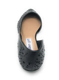 Madden Girl Women's ILLUSIVE Slip On Flats w/Cut Outs, Black, 8 M - New In Box